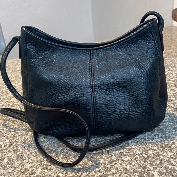 Fossil Black pebbled Leather Crossbody Bag - Picture 3 of 6